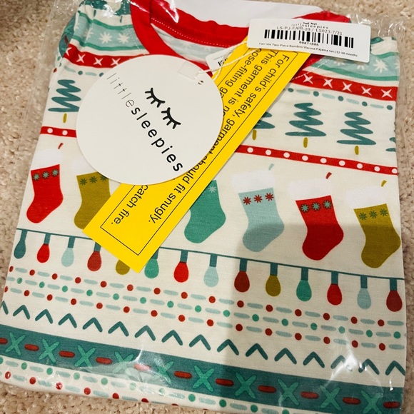 Little Sleepies Fair Isle 2 pcs Pj set- NEW!